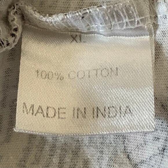 VIBE N' Cropped "Wildflower" T-Shirt XL Newspaper Print Subliminal Hippie Urban - Picture 6 of 10